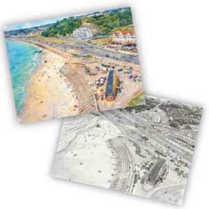 St Helier The Front from Above