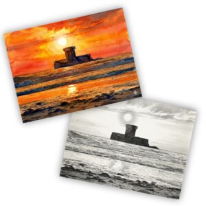 Orange Skies at St Ouen's Bay