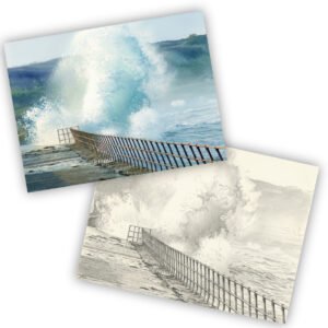 Waves Crashing at St Ouens