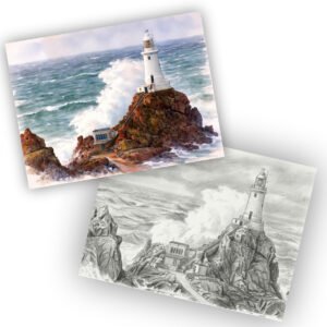 Windswept Corbiere Lighthouse
